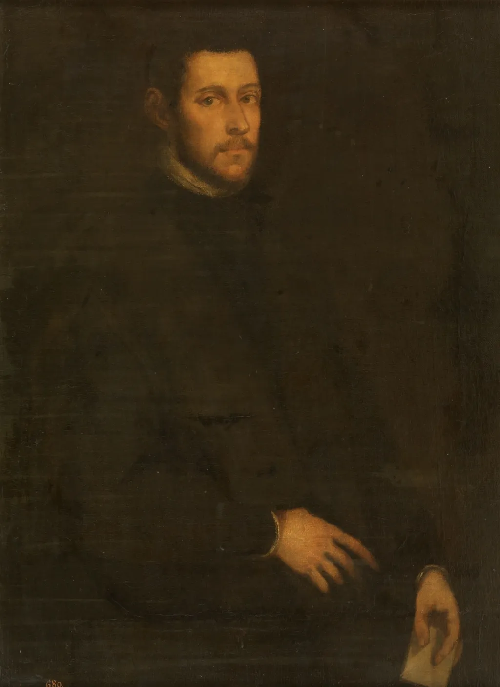 Self-portrait (?), by Paris Bordone, oil, 1550
