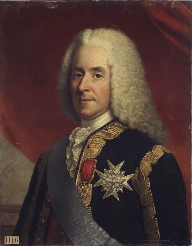 Claude Guillaume Testu de Balincourt, maréchal de France en 1746 (1680-1770), detail