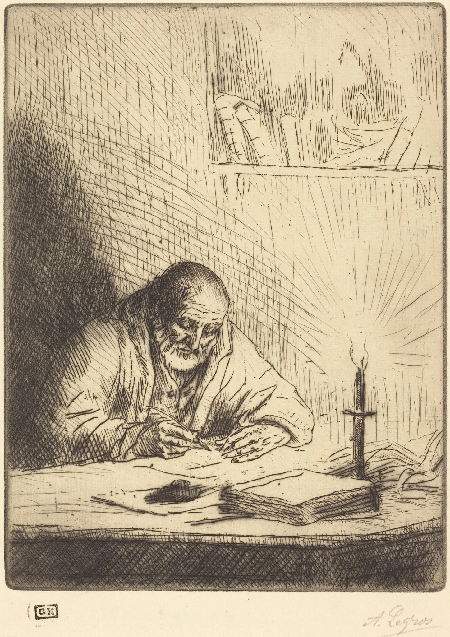 Archeologist (L'archeologue), detail