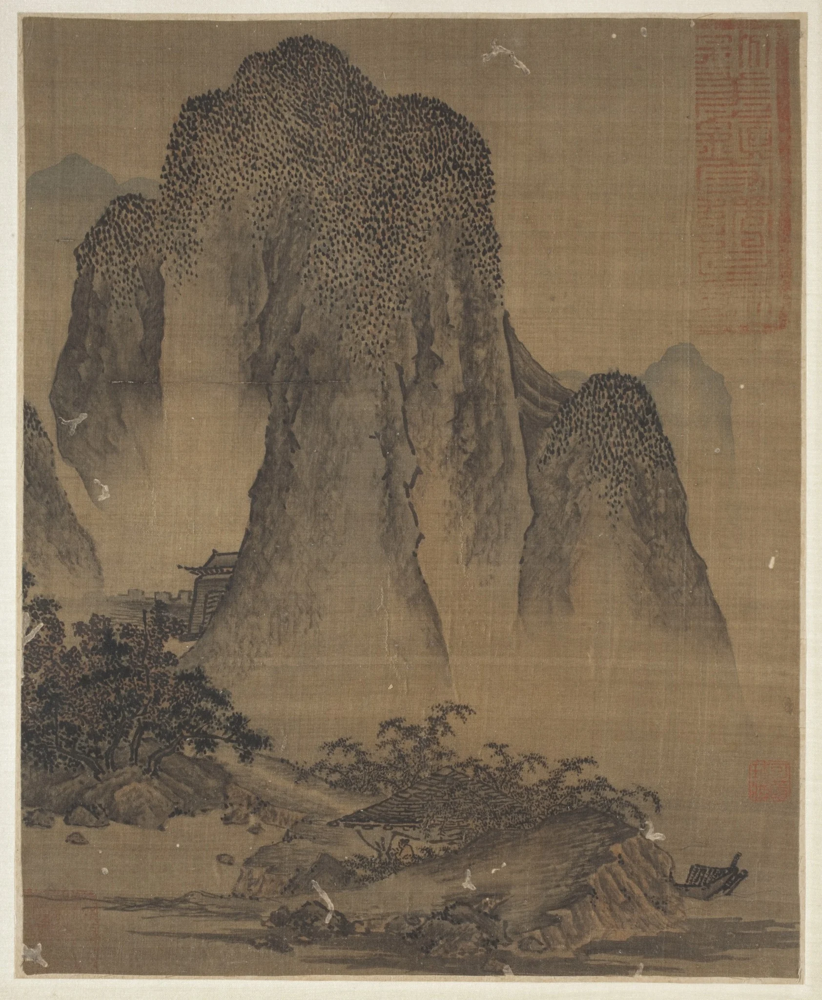 Landscape in the Style of Fan Kuan, detail