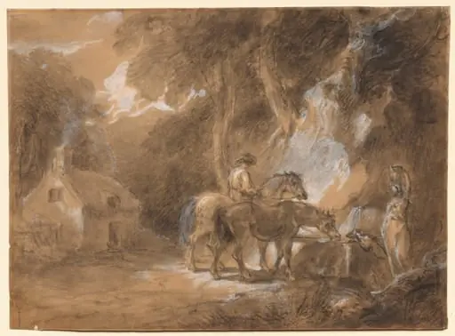 The Halt at the Spring, by Thomas Barker, 1816