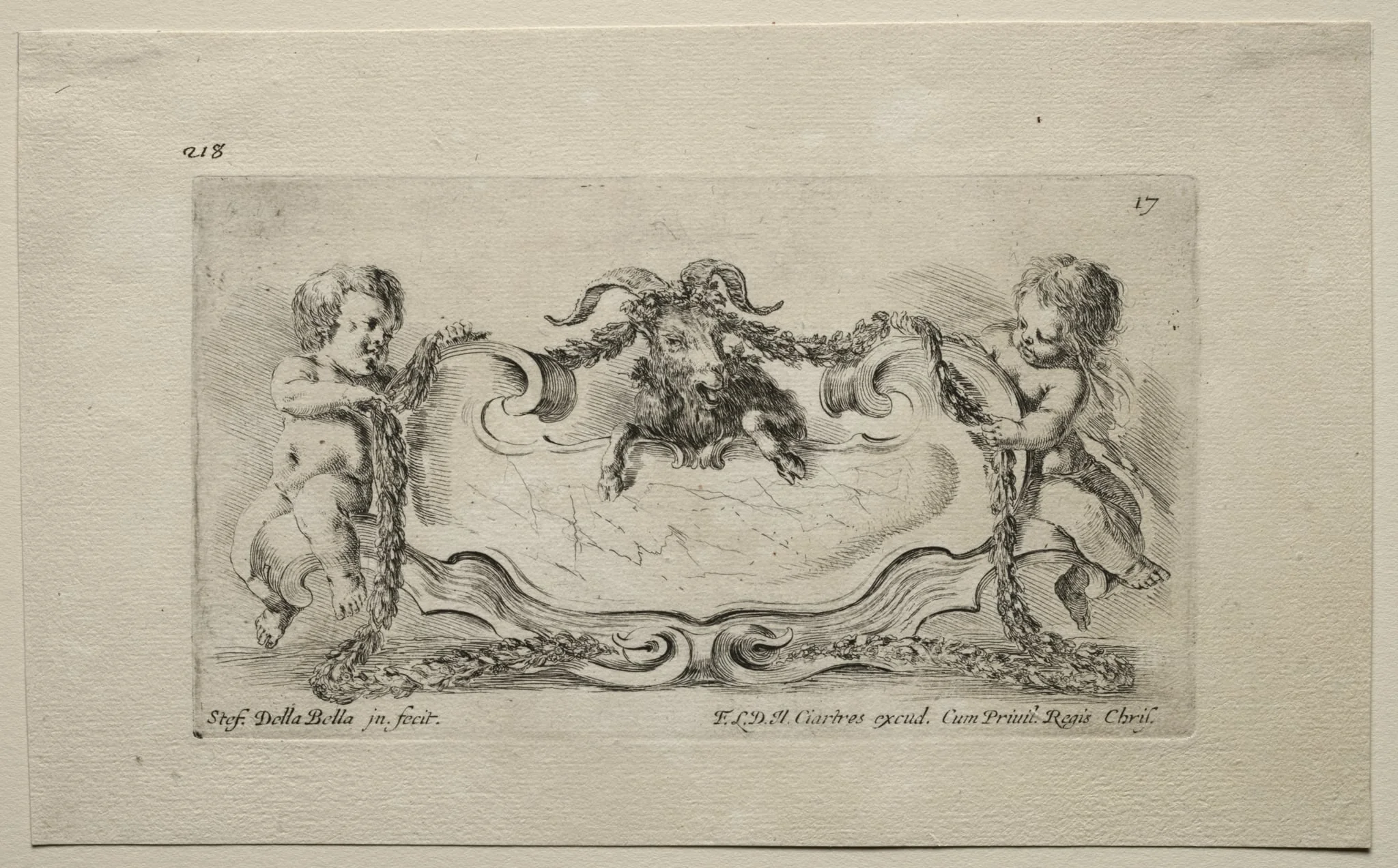 Collection of Various Caprices and New Designs of Cartouches and Ornaments: No 17, detail