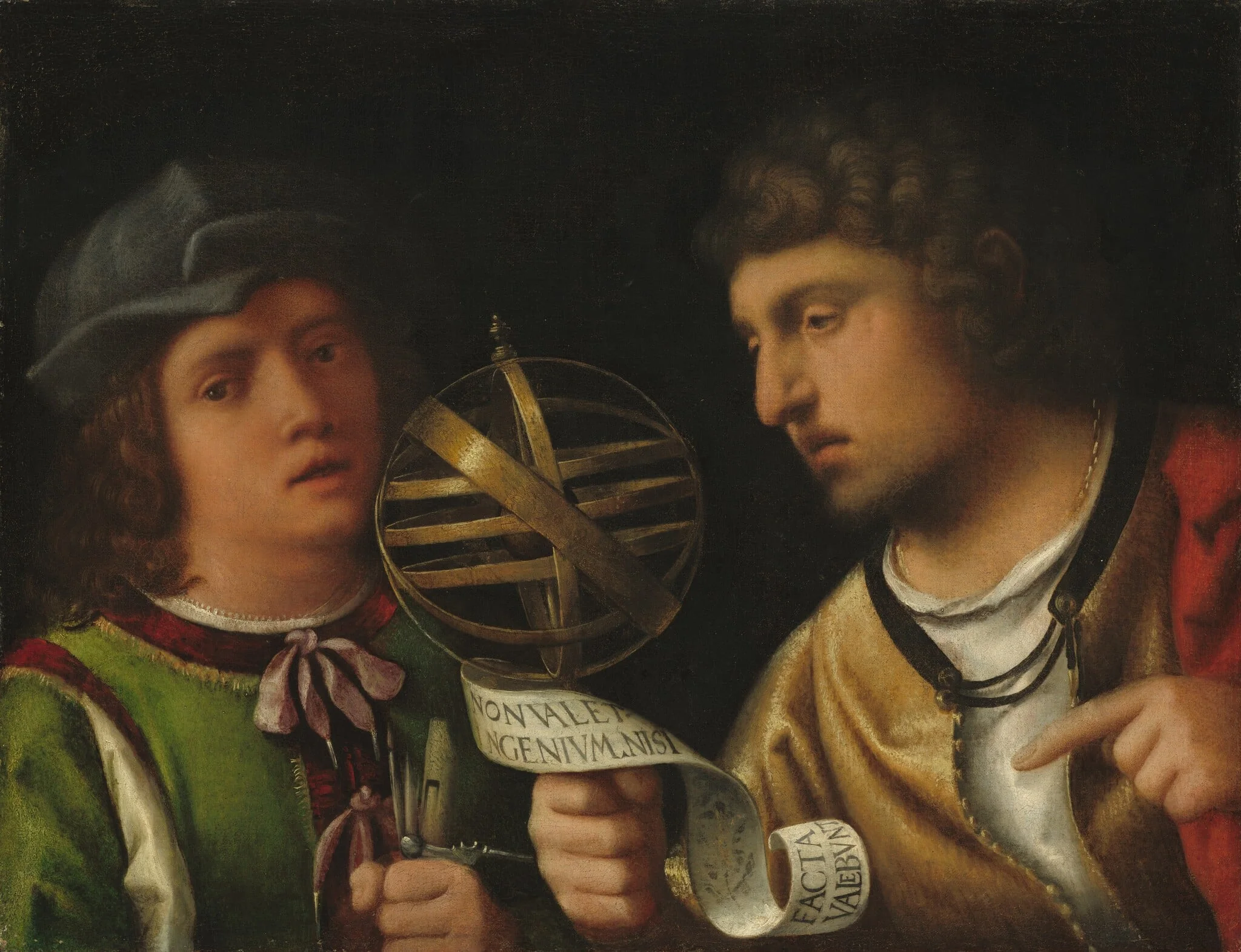 Giovanni Borgherini and His Tutor, detail