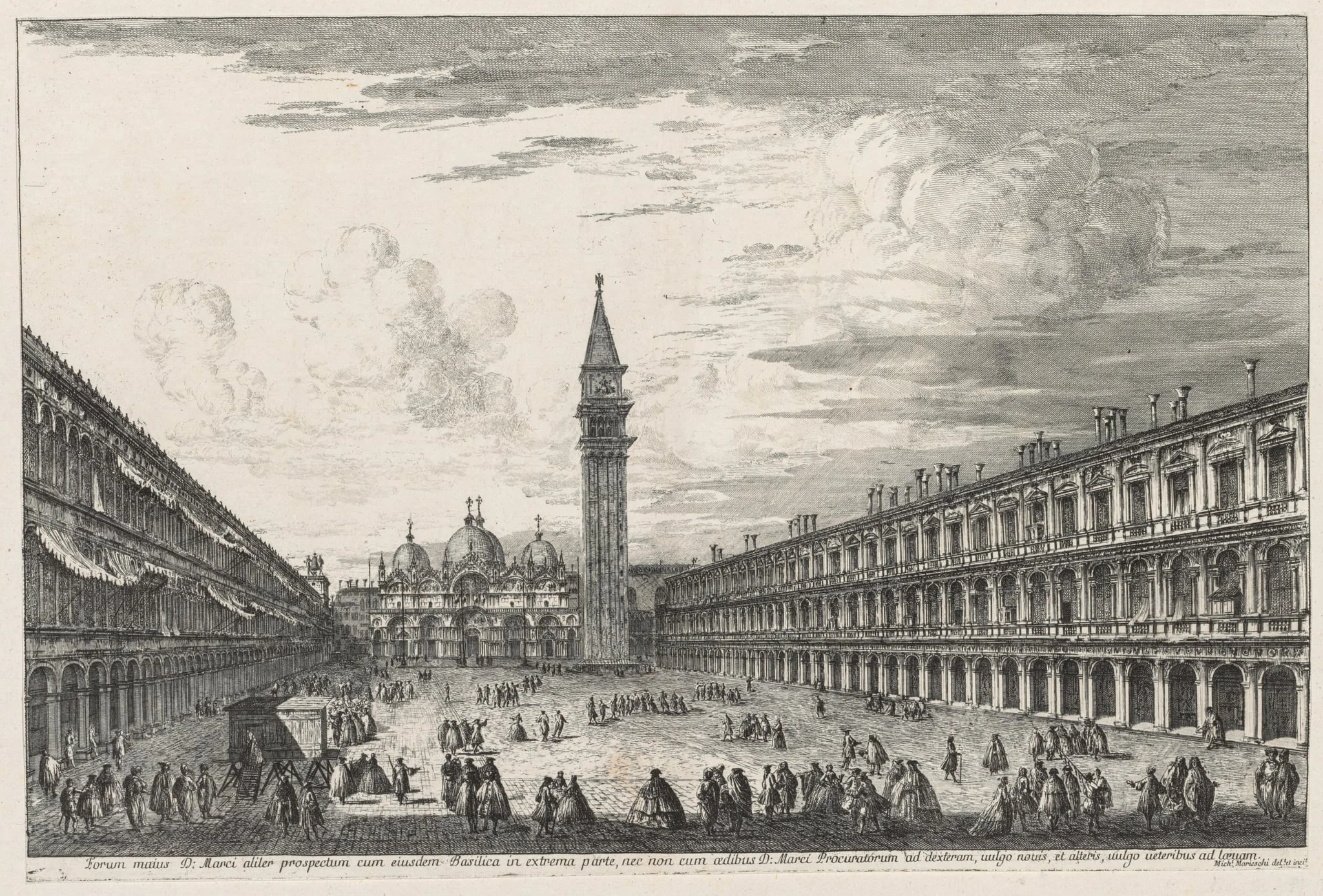 Views of Venice: Piazzo S. Marco, detail