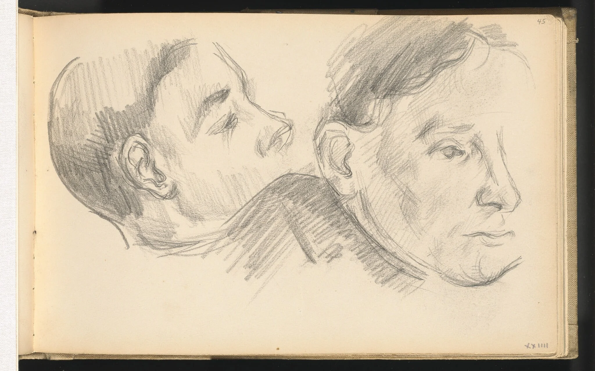 Two Heads, detail