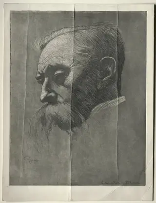 Portrait of Emile Verhaeren, by Armand Rassenfosse, 1916