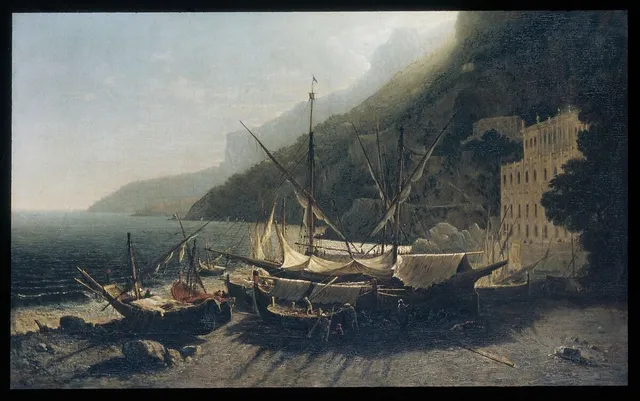 View at Amalfi, Bay of Salerno, the picture that carried Brown into the Metropolitan and into the present argument.