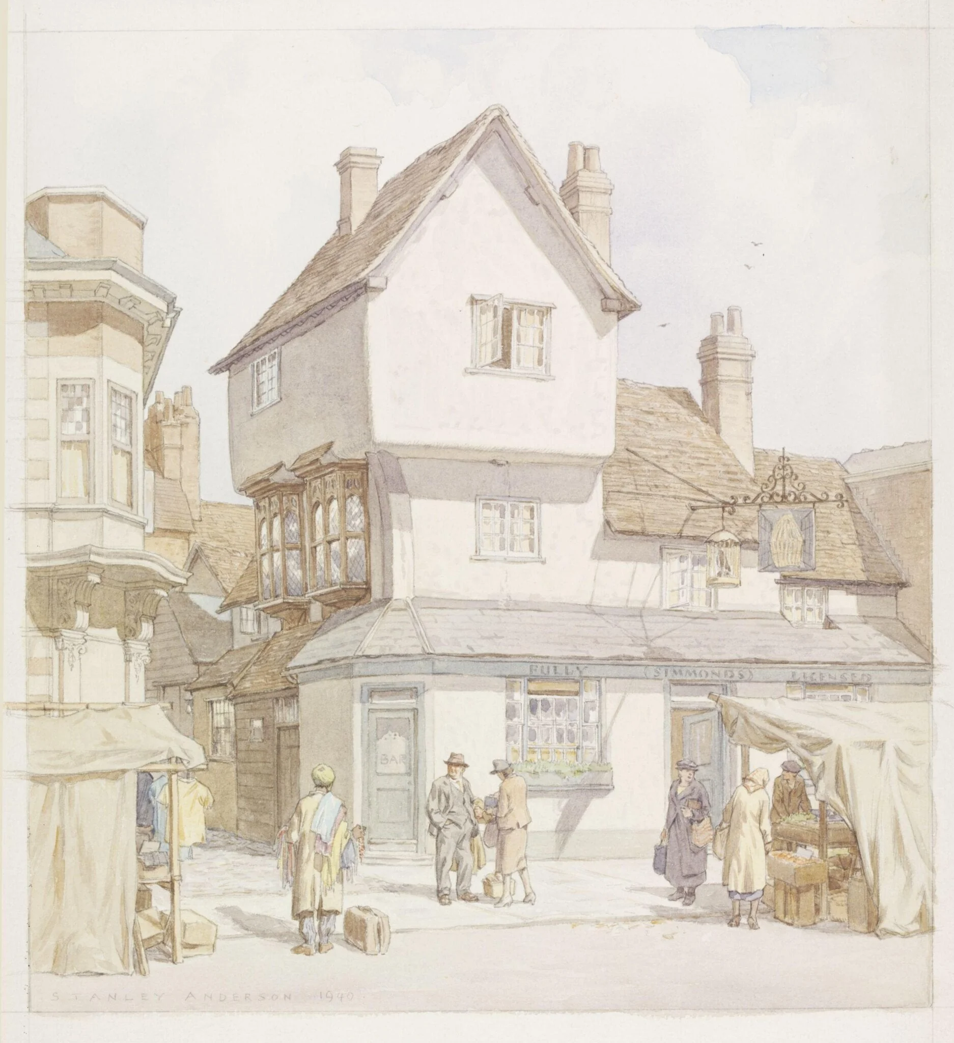 The Birdcage Inn, Thame, detail