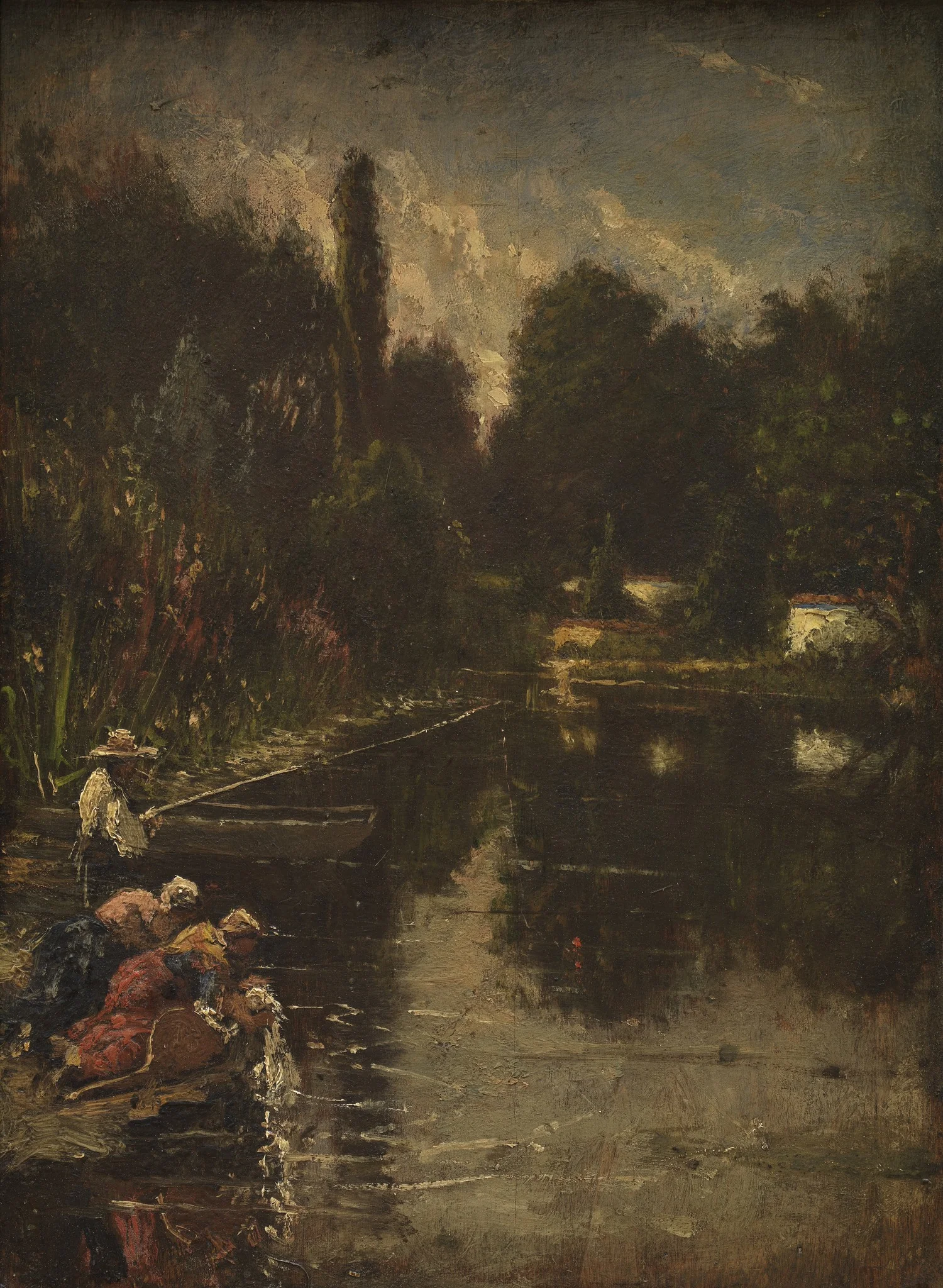 Washerwomen, detail