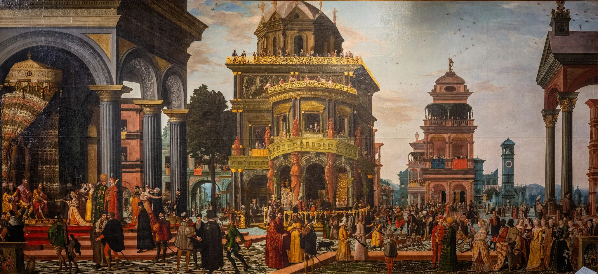 Esther and Ahasveros, detail