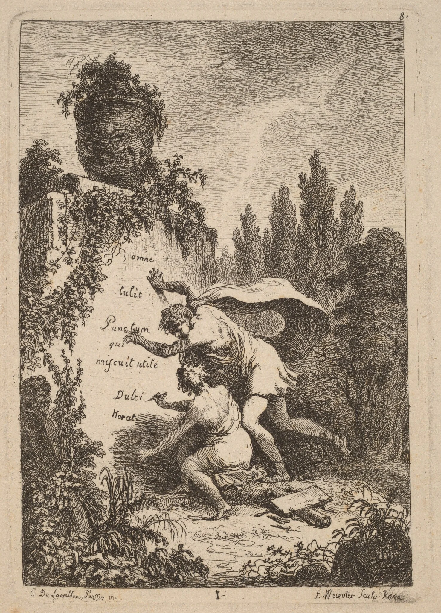 Nella Venuta in Roma: pl. 1, detail