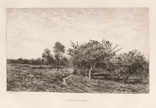 Apple Trees at Auvers (Pommiers à Auvers), by Charles François Daubigny, 1877