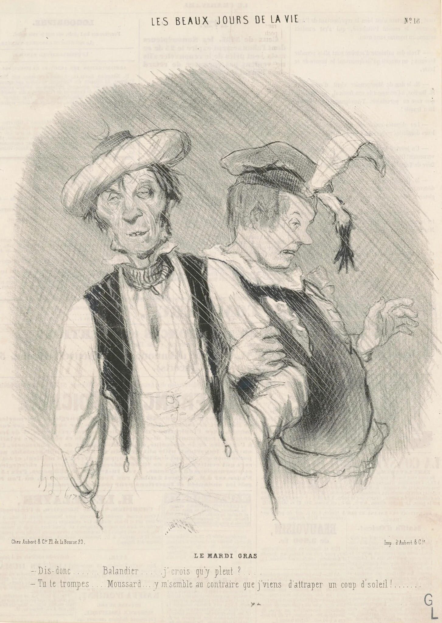 Le mardi gras, detail