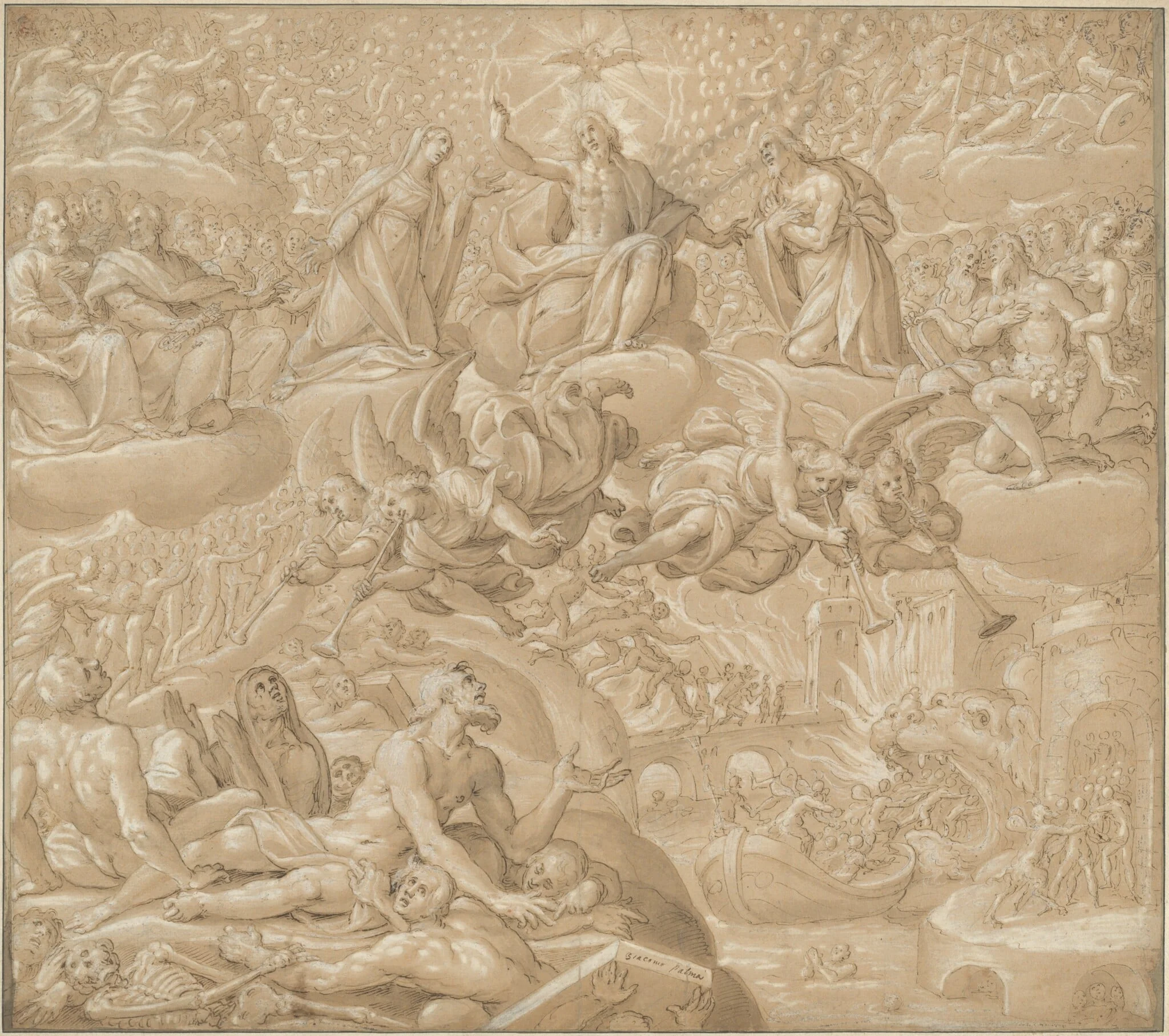 The Last Judgment, detail