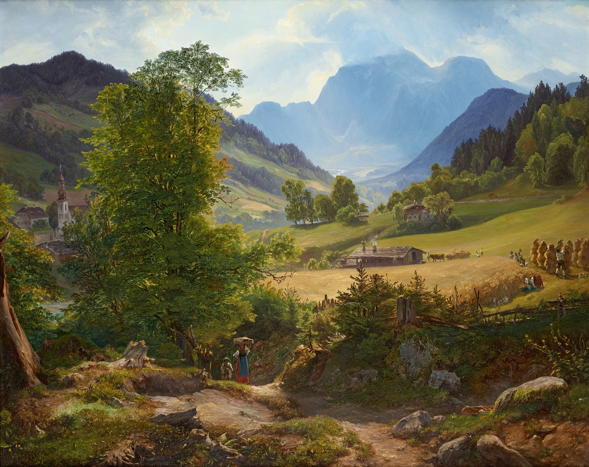 Die Ramsau bei Berchtesgaden, detail
