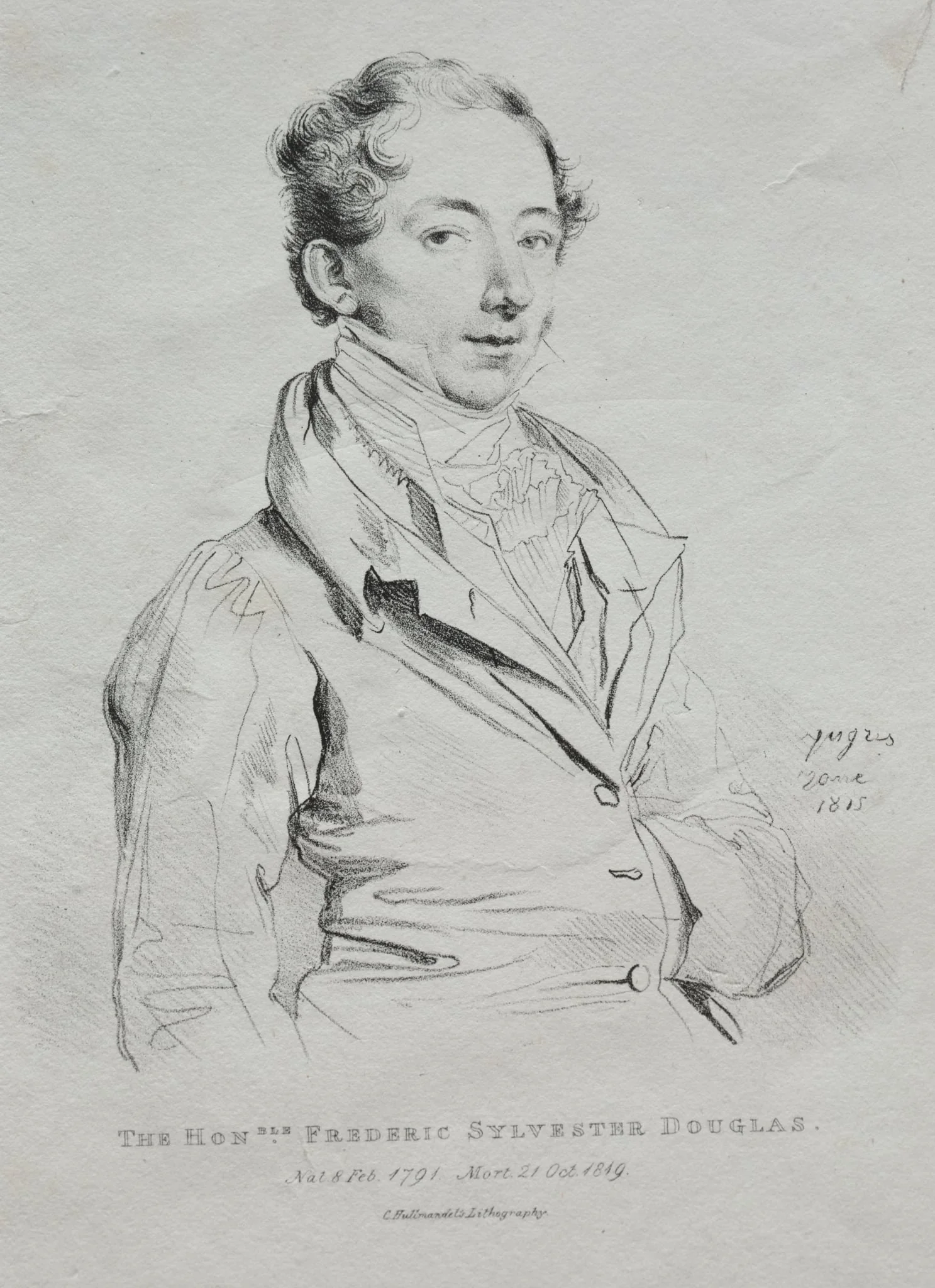 Honorable Frederic Sylvester Douglas, detail