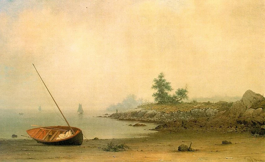 The Stranded Boat, detail