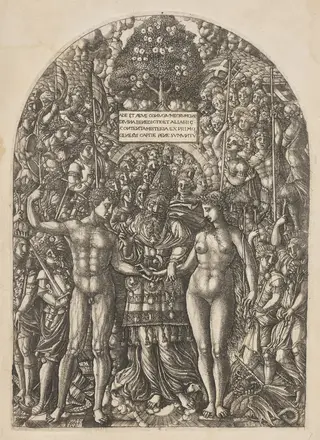Marriage of Adam and Eve, by Jean Duvet, 1555