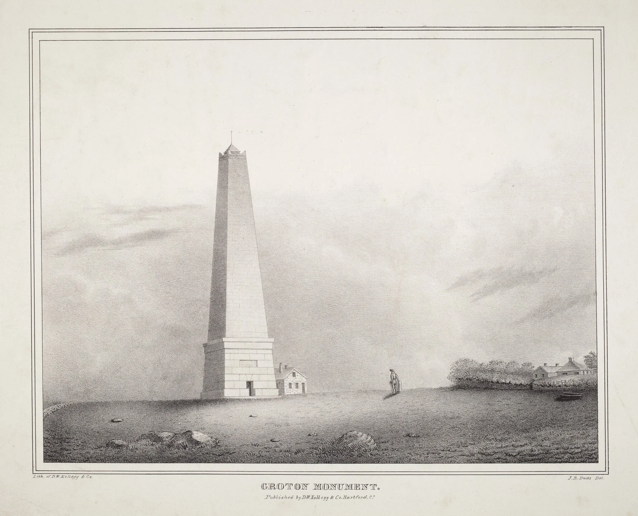 Groton Monument, detail