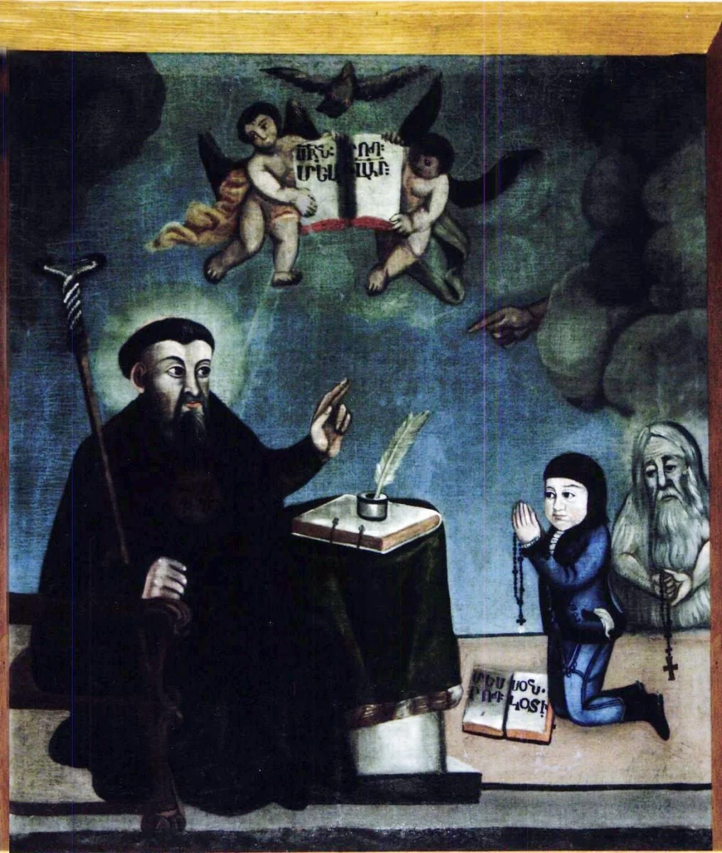 Sfântul Mesrop Maștoț, detail