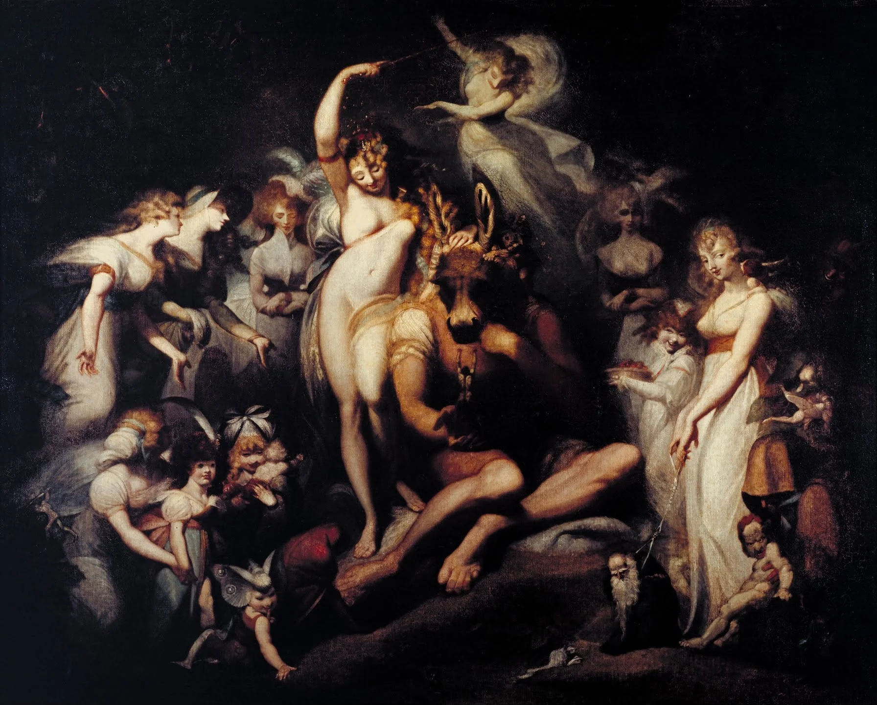 Titania and Bottom, detail