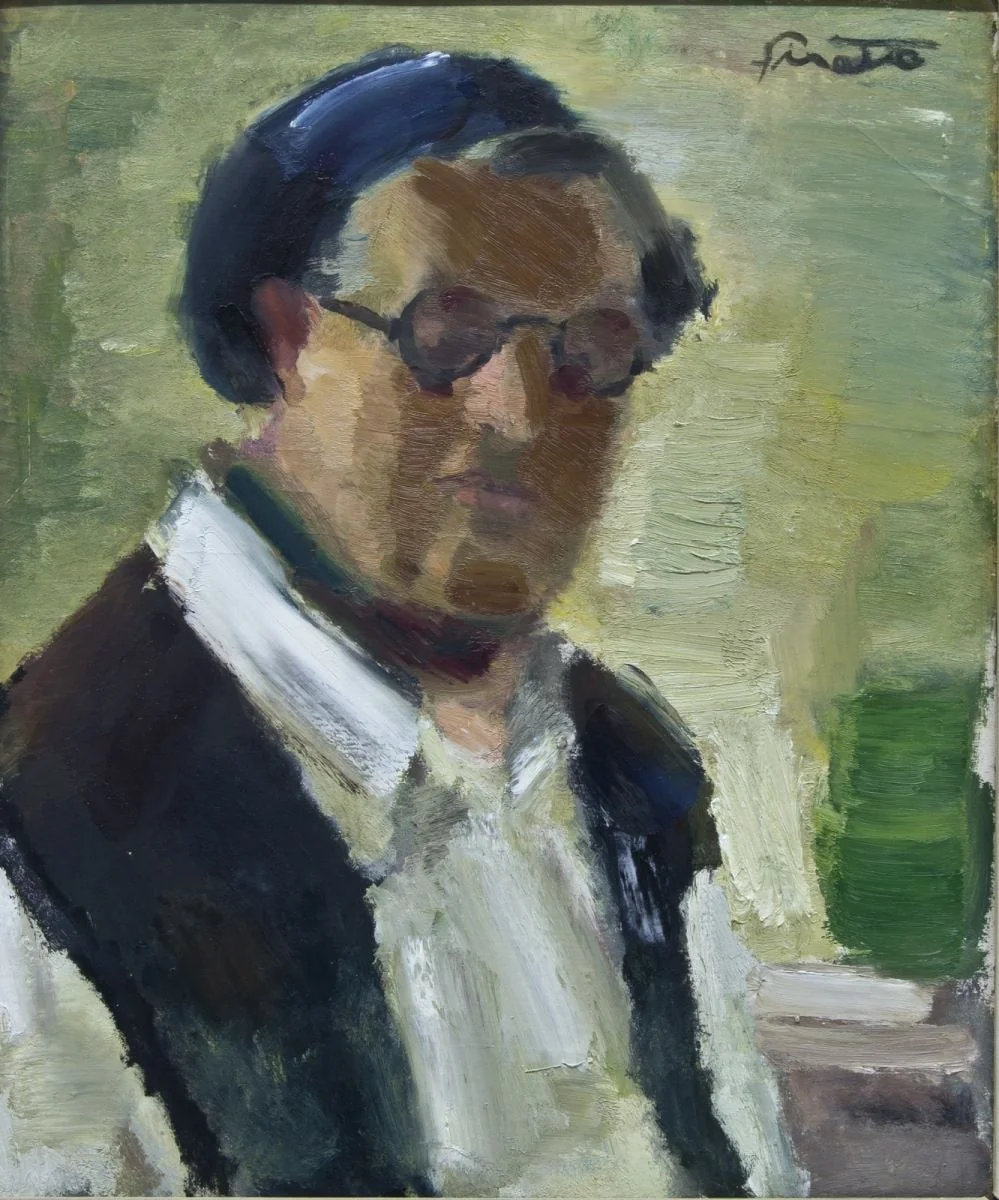 Studiu pentru „Autoportret”, detail
