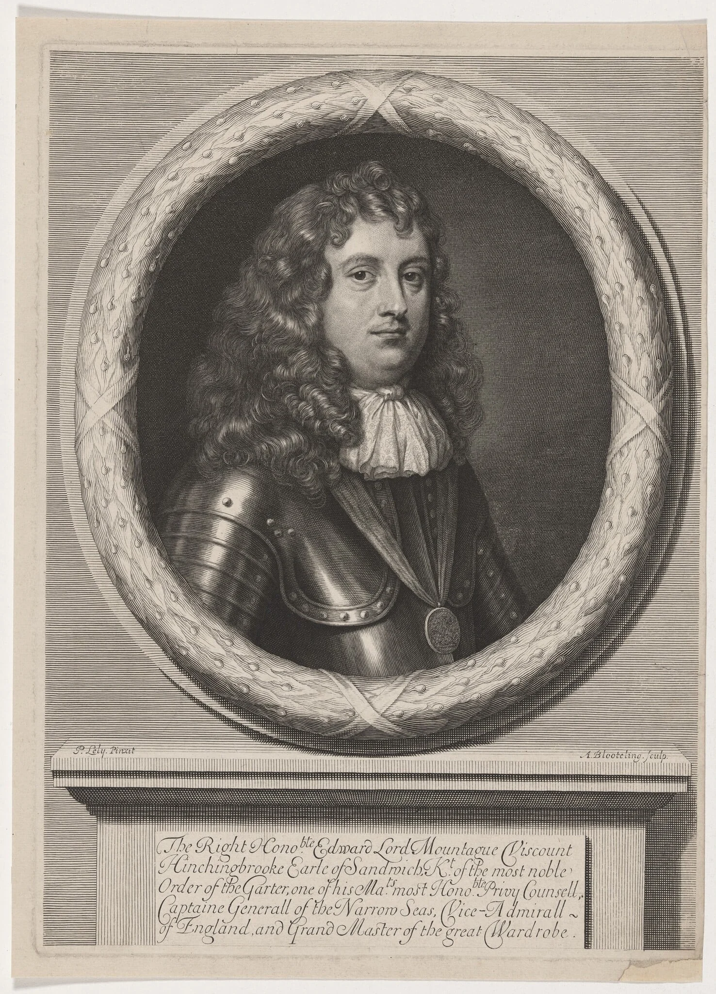 Edward Montagu, First Earl of Sandwich, detail