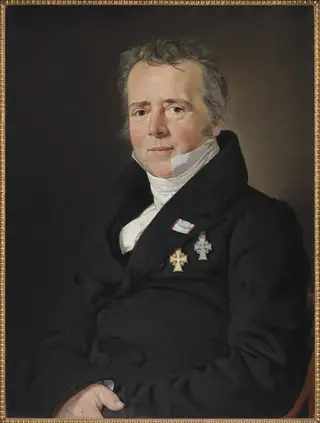 Portrait of the Physicist Hans Christian Ørsted, by Christian Albrecht Jensen, oil, 1832