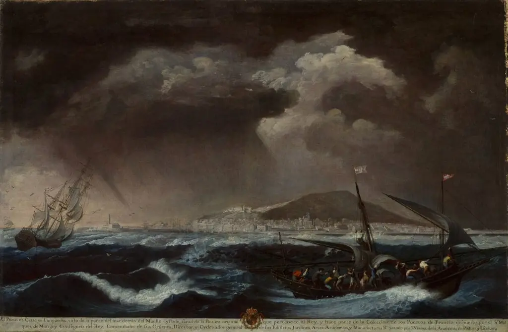 View of the Port of Sète (El puerto de Sète), by Juan Patricio Morlete Ruiz, unspecified, 1771