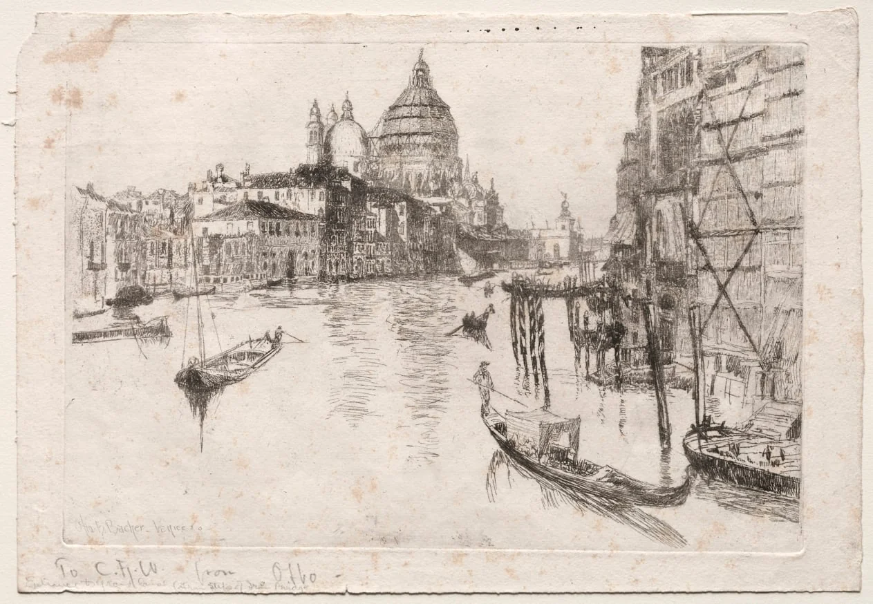 Entrance to Grand Canal, detail