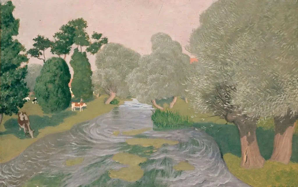 Landscape, Arques-la-Bataille, by Félix Vallotton, unspecified, 1903
