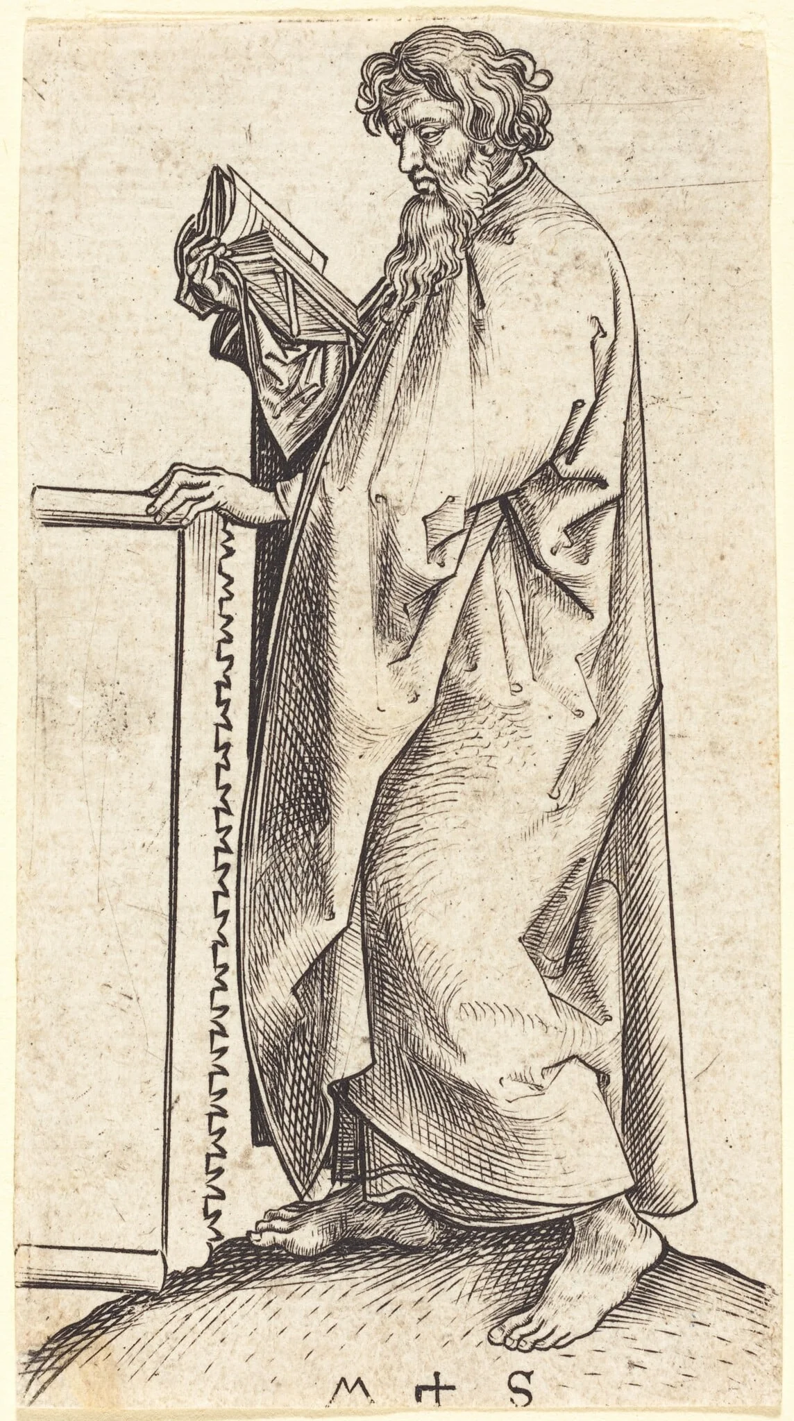 Saint Simon, detail