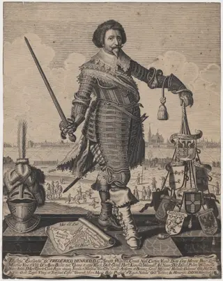 Frederick Henry, Prince of Orange, by Willem Outgertsz Akersloot, ink, 1617