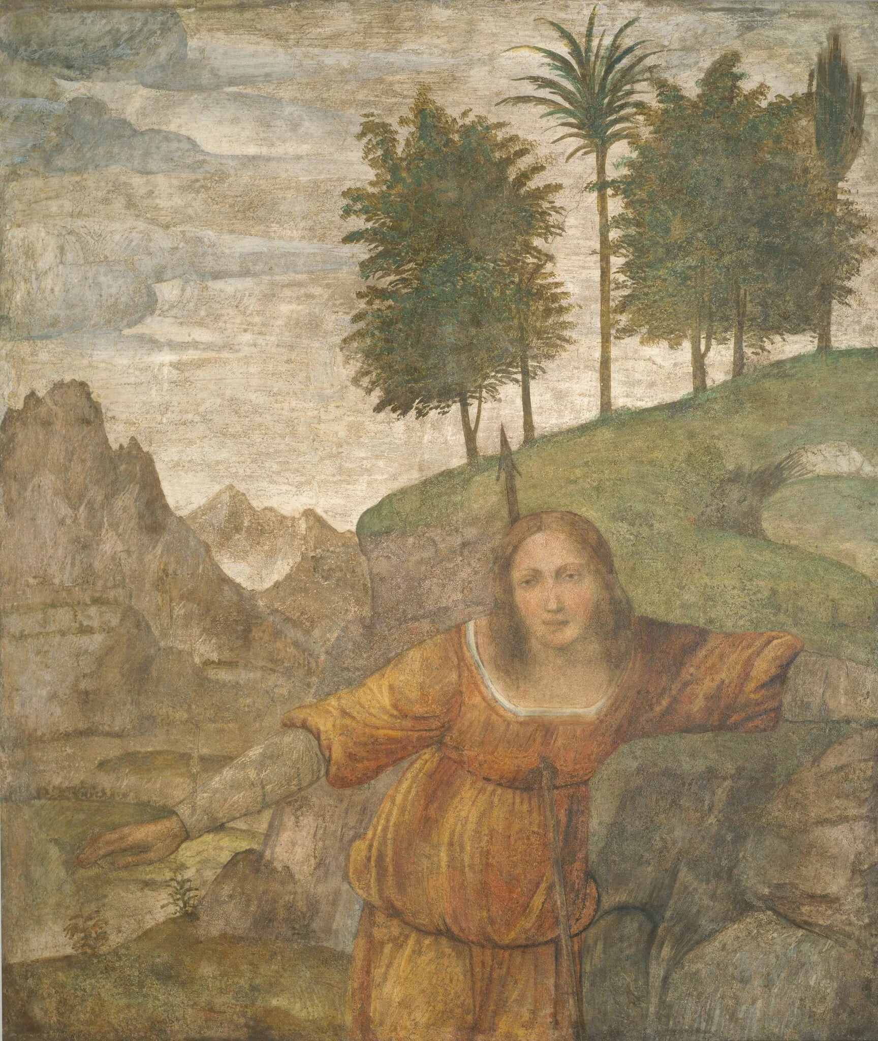 Procris Pierced by Cephalus' Javelin, detail