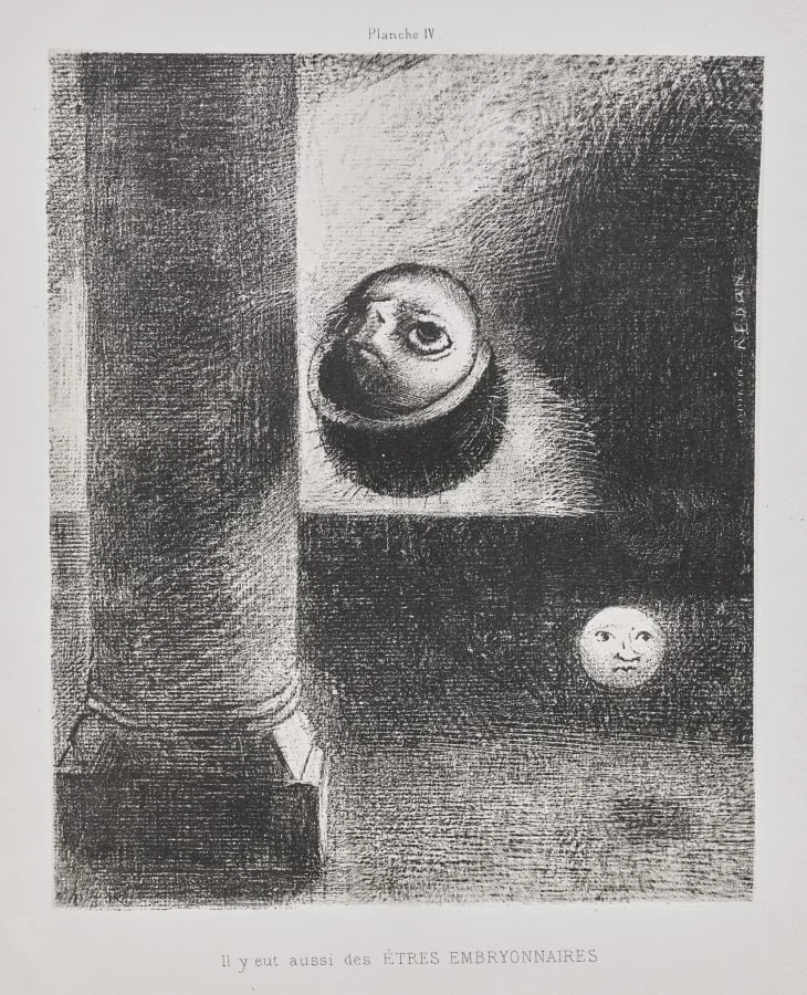 There Were Also Embryonic Beings, detail