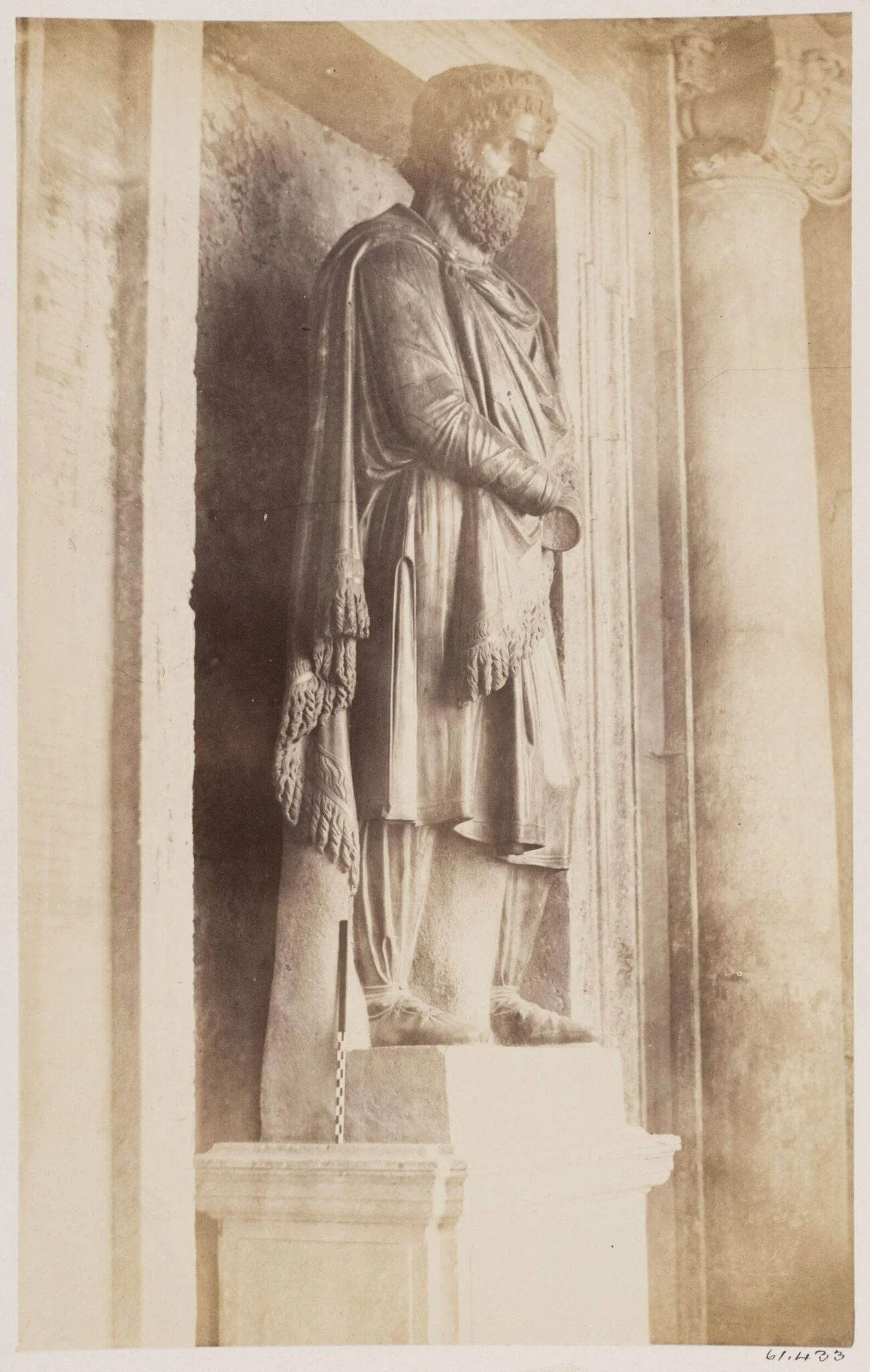 Sculpture - Statue of a barbarian King a prisoner, now in the Palazzo de' Conservatori on the Capitol, detail