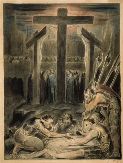 Soldiers Casting Lots for Christ's Garments, detail