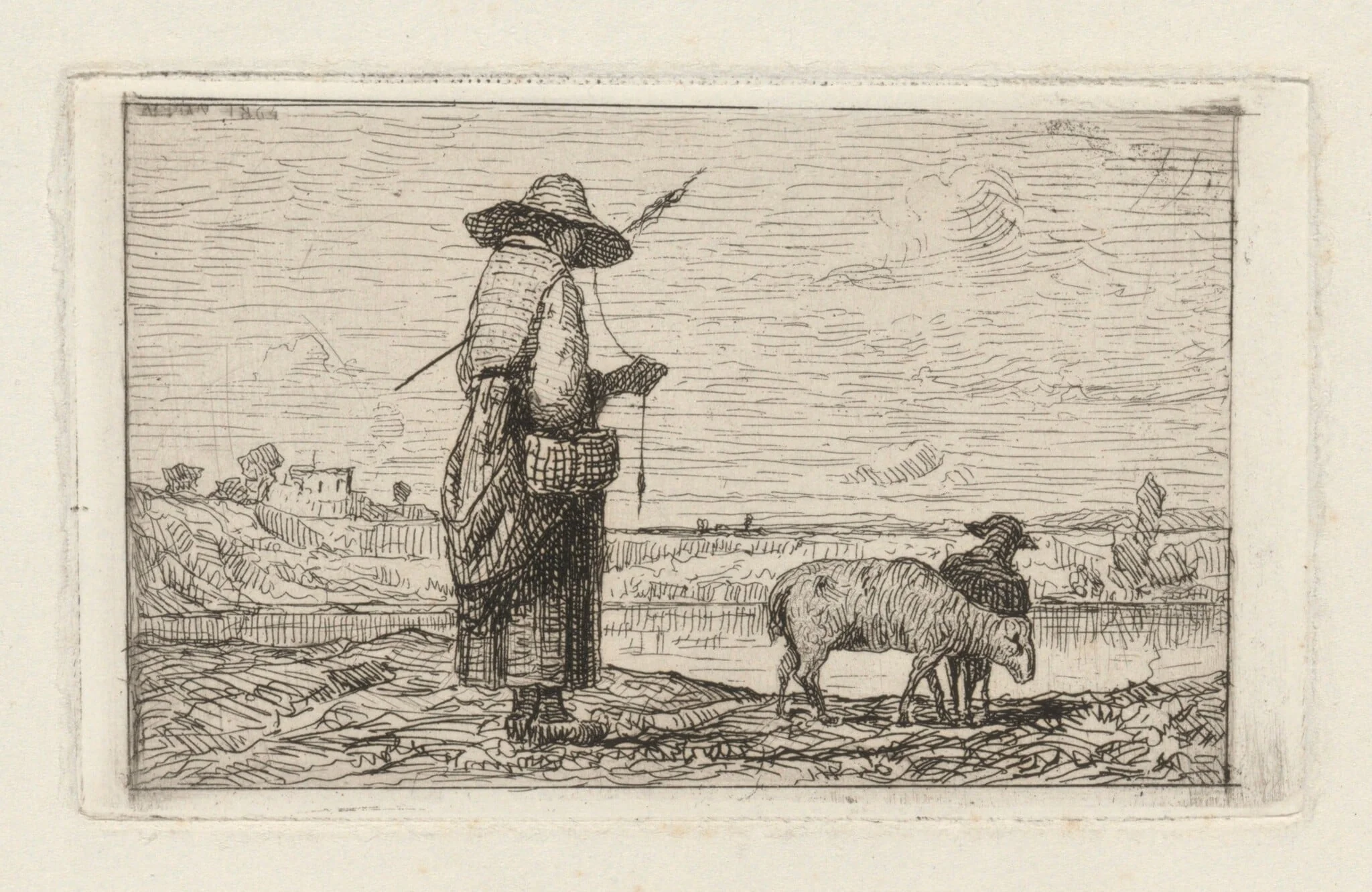 Shepherdess, detail