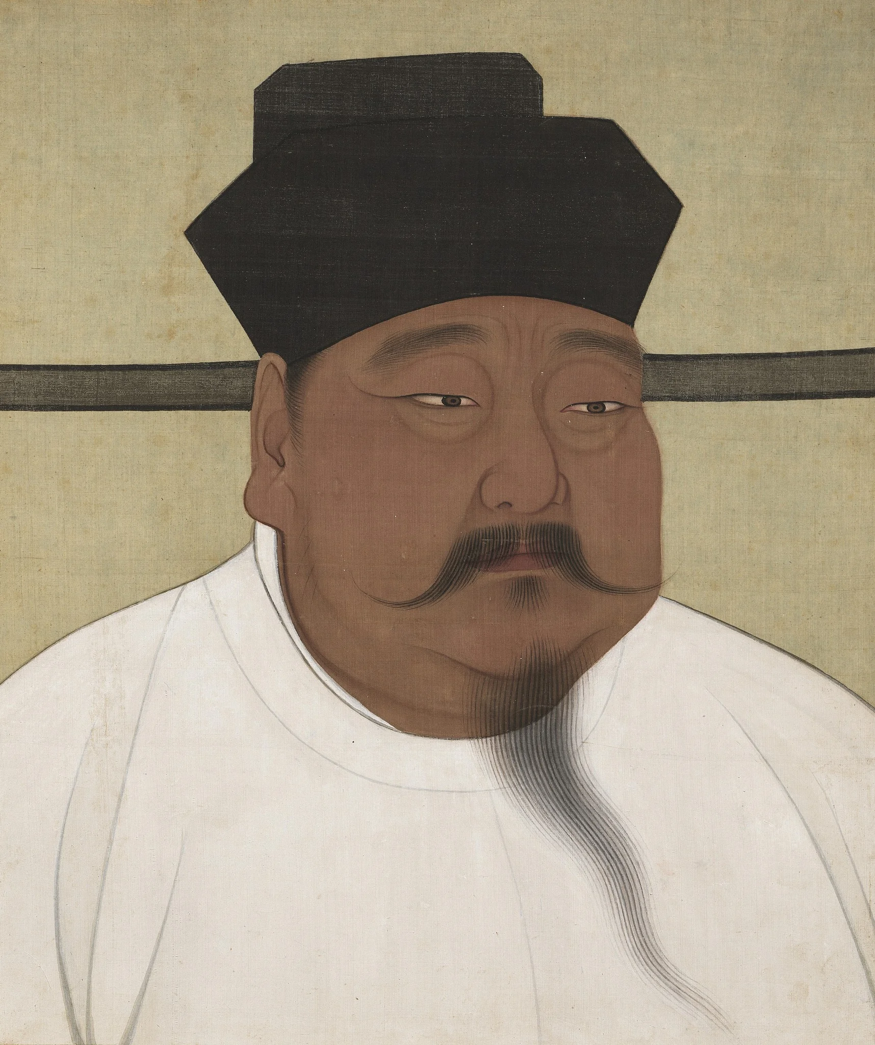 宋代帝半身像册-宋朝太祖皇帝像, detail