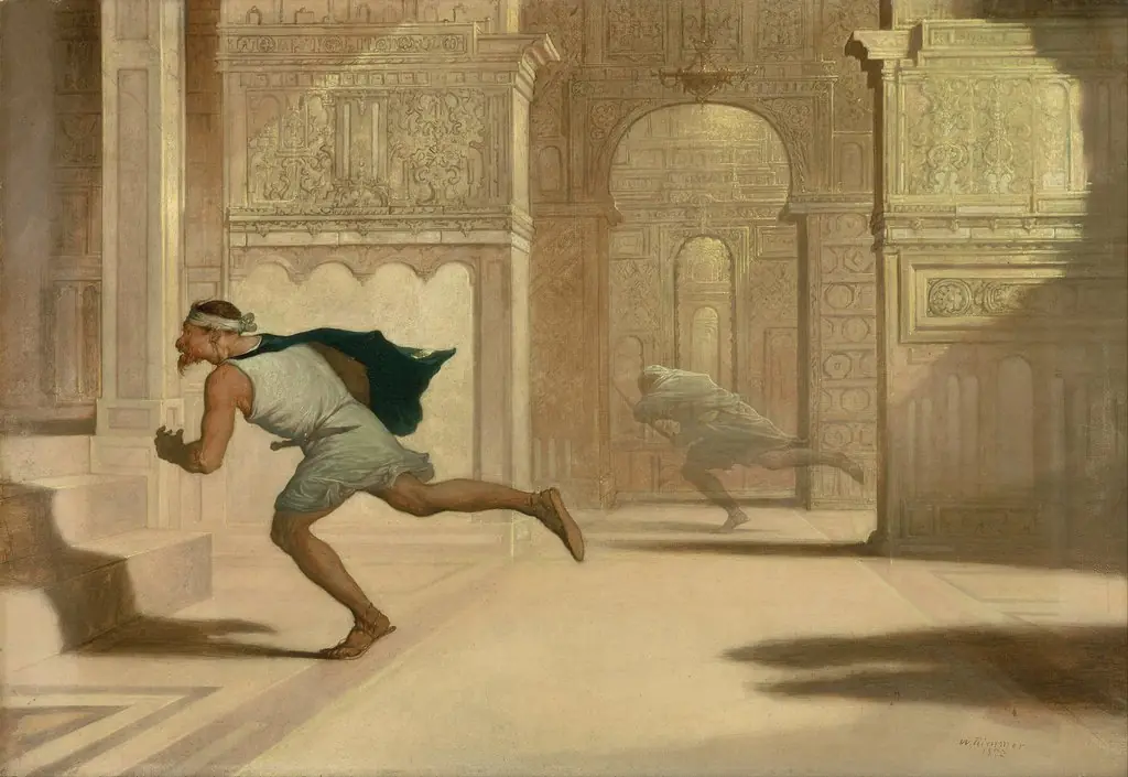 Flight and Pursuit, by William Rimmer, oil, 1872