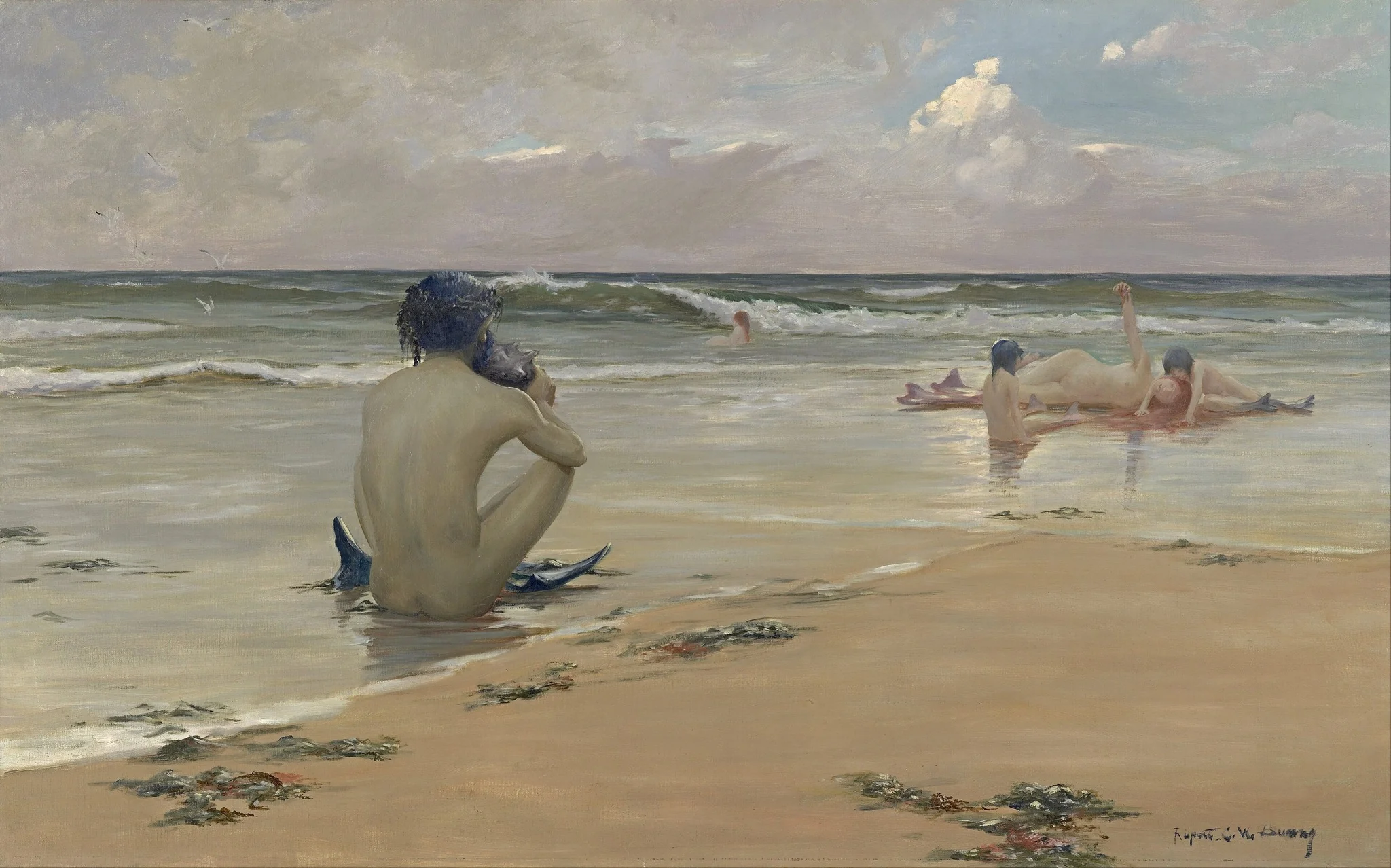 Sea idyll, detail