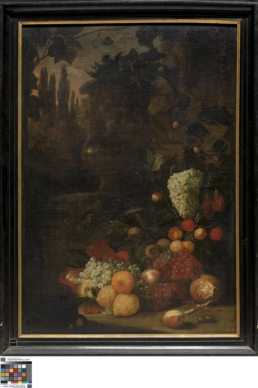 Stilleven met fruit, detail