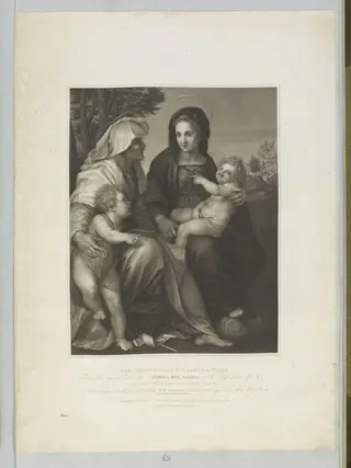 The Virgin and Child and Saints, by Peltro William Tomkins