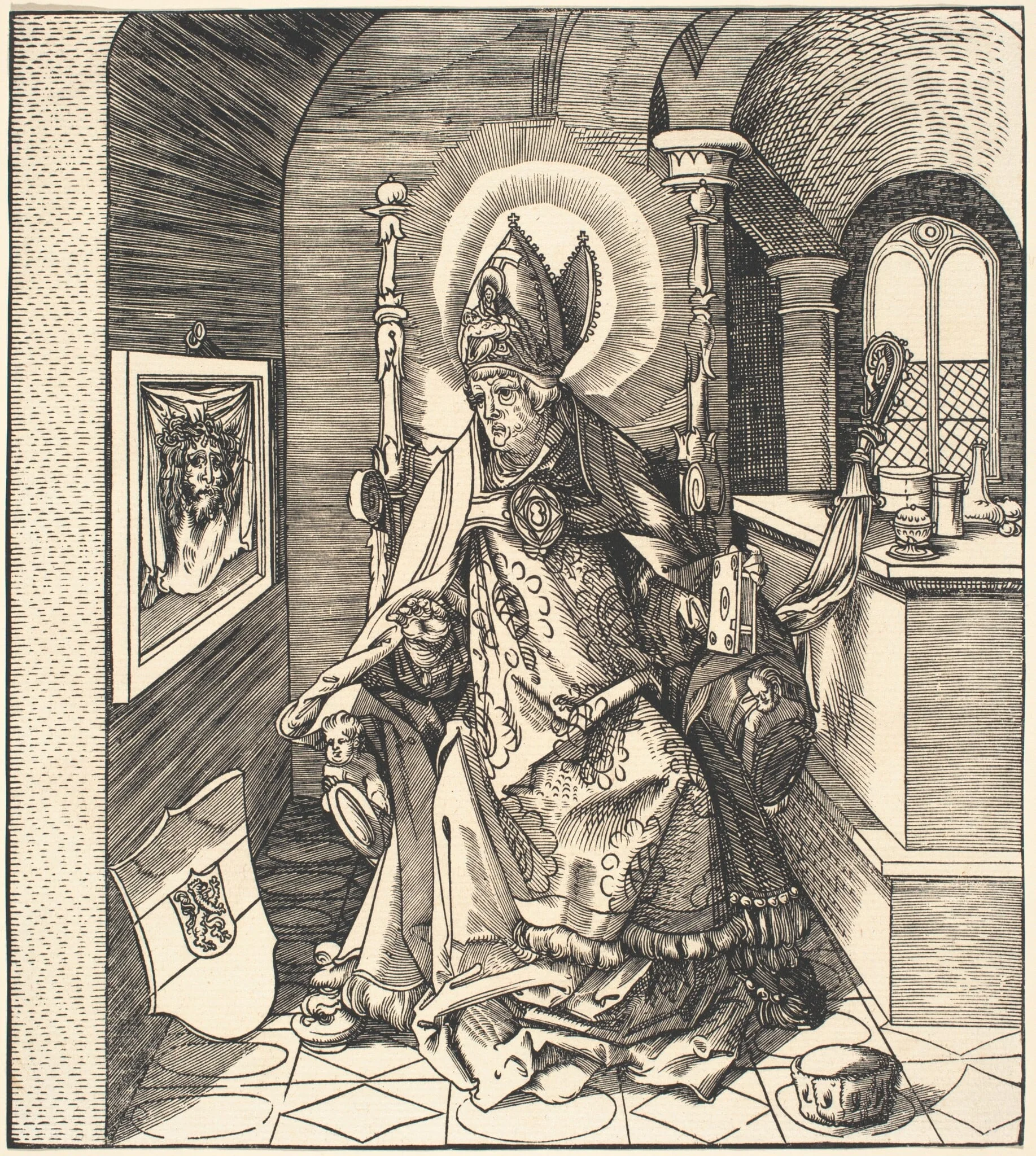Saint Remigius, detail