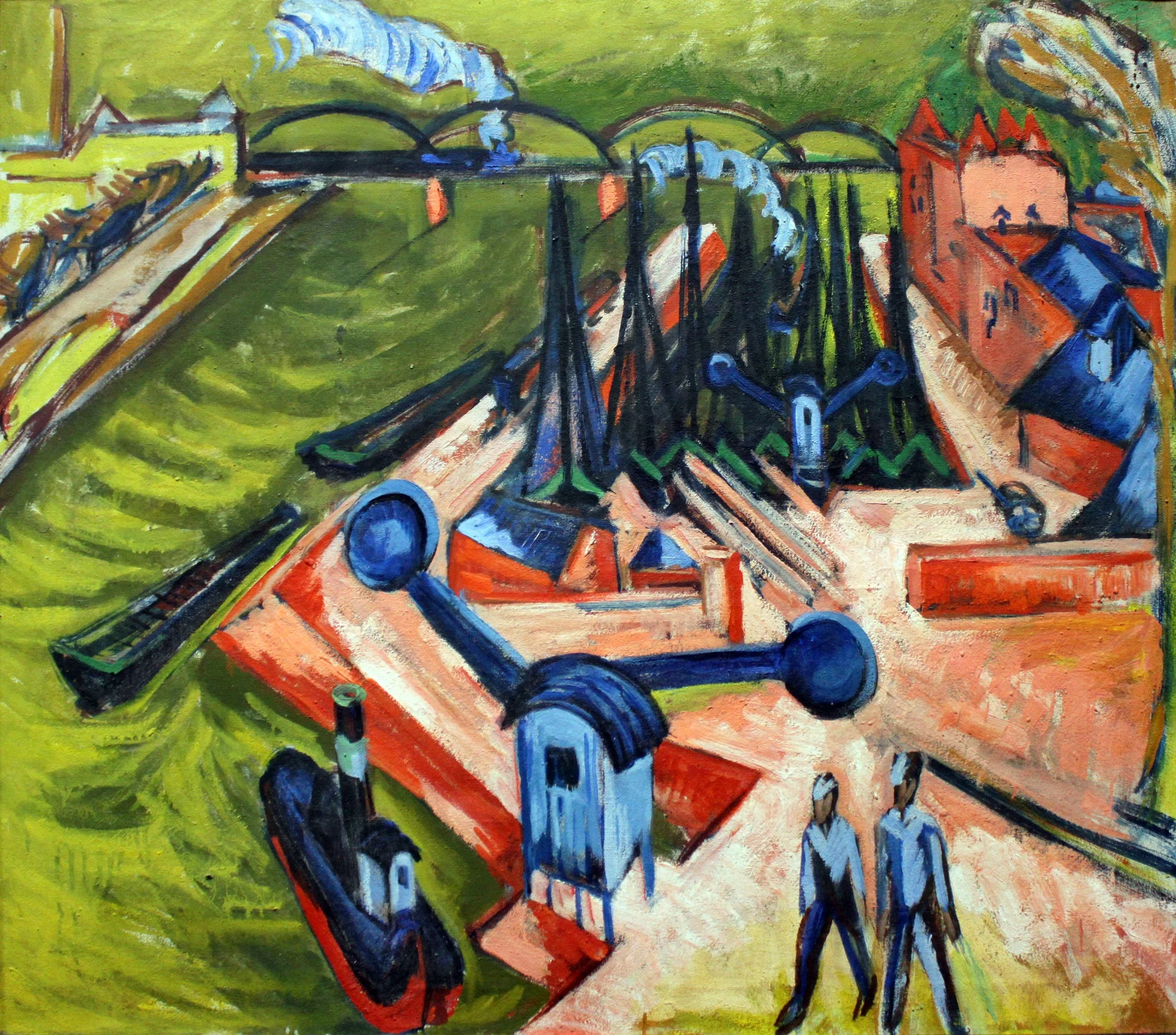 Western Harbour in Frankfurt am Main, detail