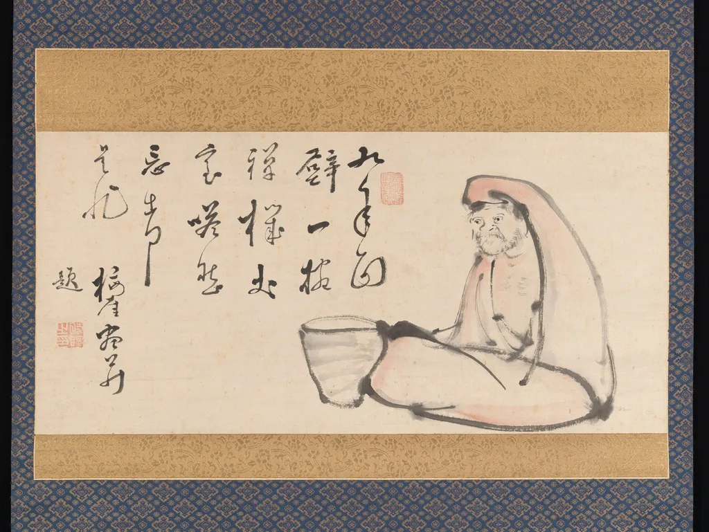 Daruma, by Totoki Baigai, unspecified, 1749