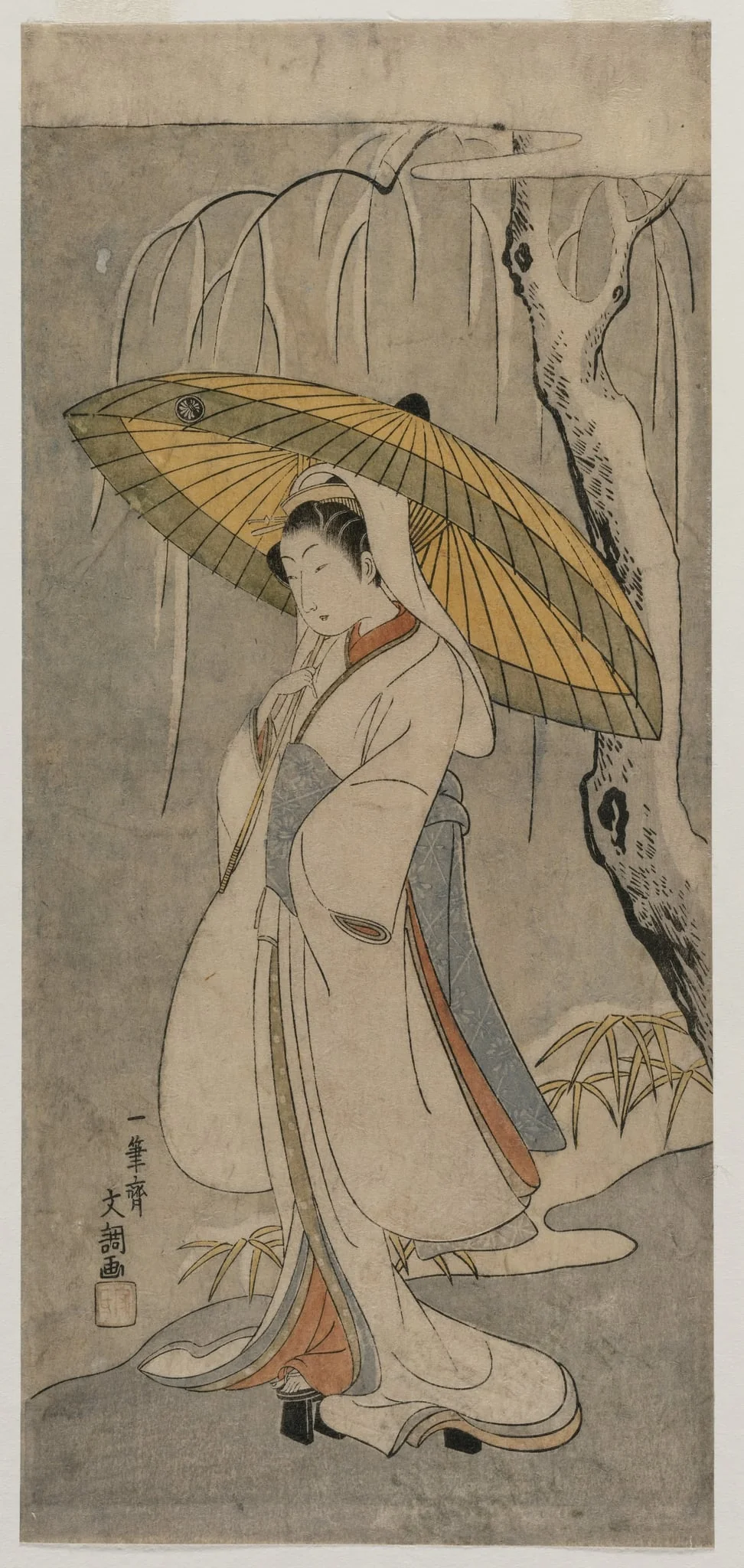 Segawa Kikunojo II as the Heron Maiden (from the series Ichimura Theater), detail