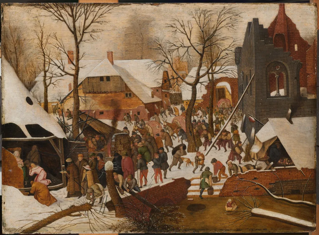 The Adoration of the Magi, by Pieter Brueghel the Younger, unspecified, 1614