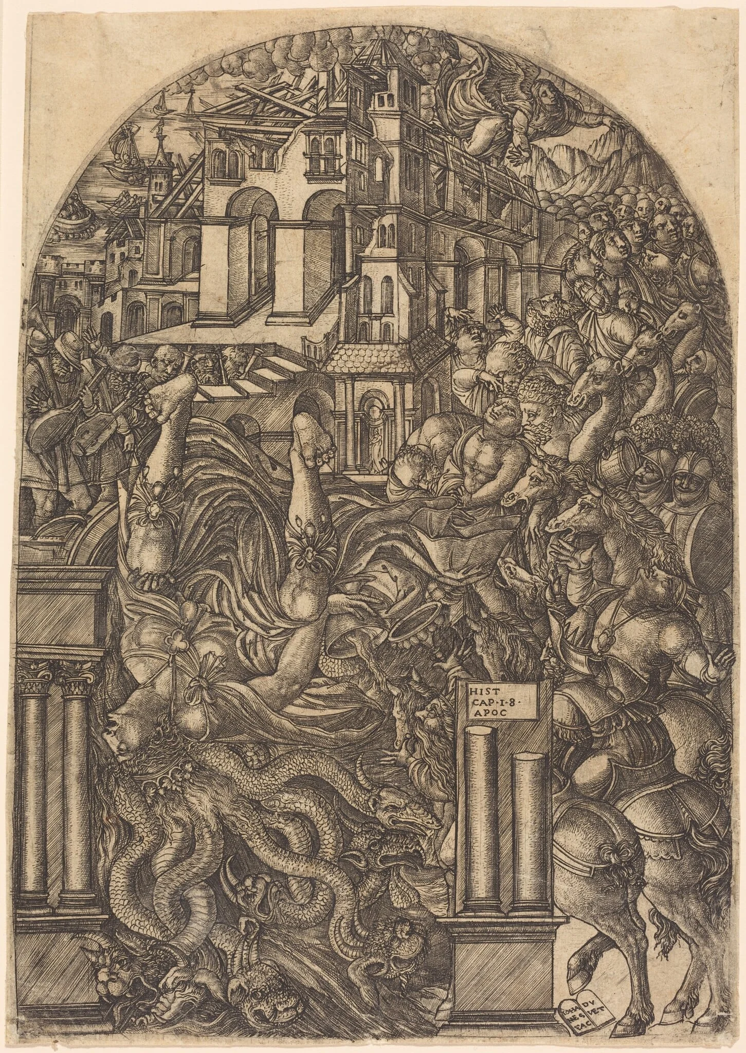 The Fall of Babylon, detail
