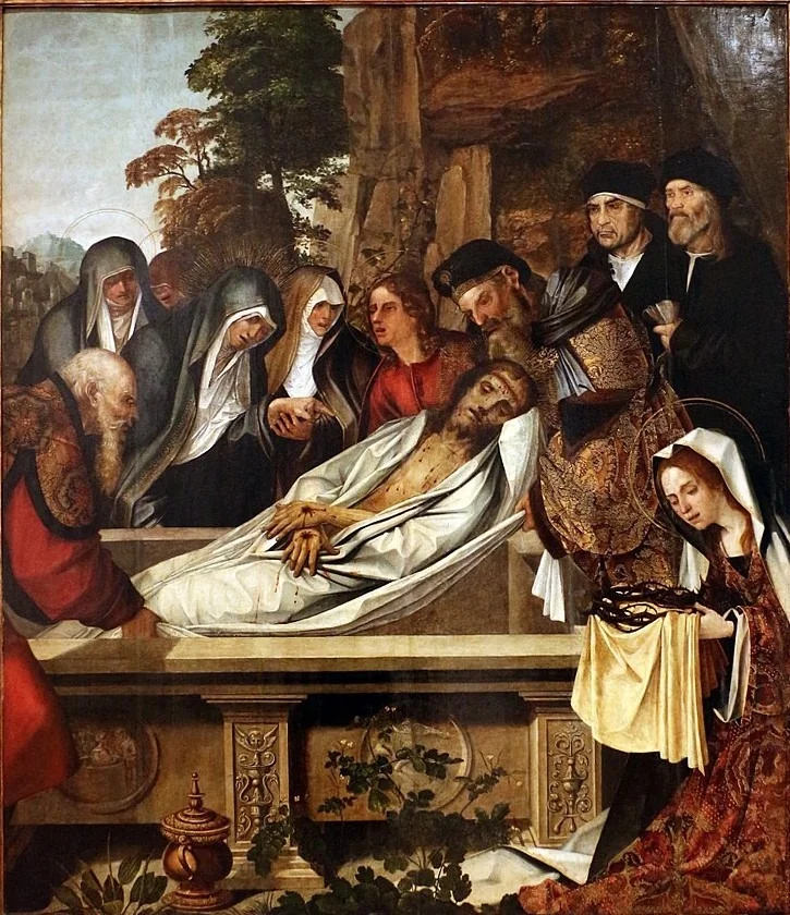 Deposição de Cristo no Túmulo, detail